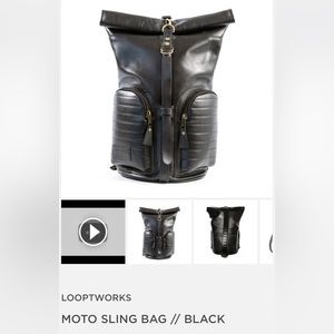 LOOPTWORKS

MOTO SLING BAG // BLACK